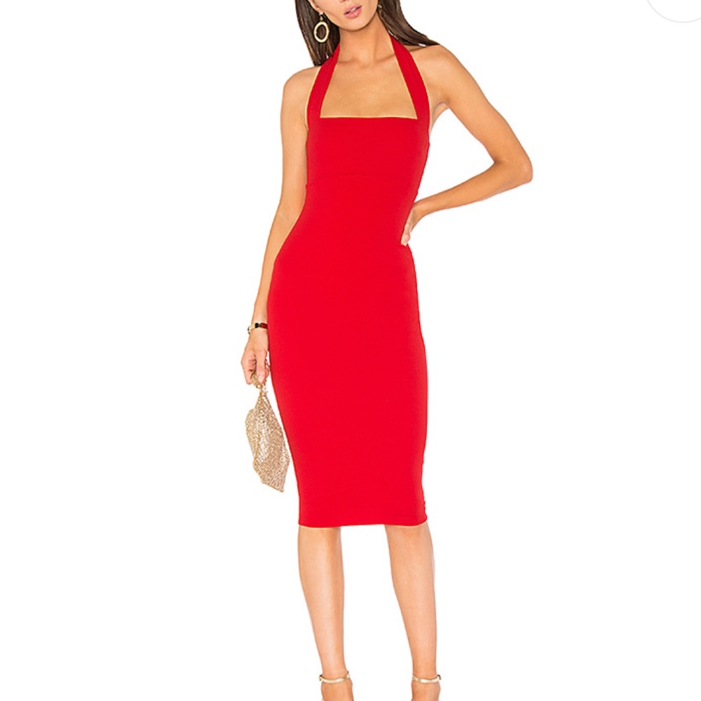 🌈NWT Nookie Boulevard Midi Dress, Red, M Fits S